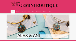 Desktop Screenshot of geminiboutique.com