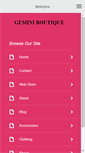 Mobile Screenshot of geminiboutique.com
